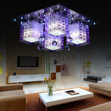客厅灯长方形LED吸顶灯水晶灯具卧室灯走廊过道灯大气现代简约