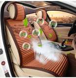 汽车坐垫养生 3D大众 四季通用荞麦壳 冰丝亚麻座垫套 免捆绑防滑
