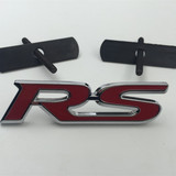 汽车中网RS改装标 中网标金属车标 个性车贴 汽车装饰 汽车贴纸