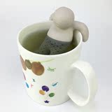 创意滤茶球懒人硅胶泡茶器趣味搞怪茶包茶叶过滤器滤茶器个性礼物