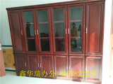 郑州办公家具6门木质文件柜 贴木皮资料柜 落地柜档案柜油漆书柜