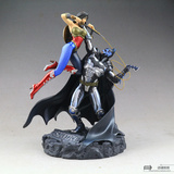 正版英版蝙蝠侠模型VS神奇女侠手办模型雕像非正义联盟大战超人