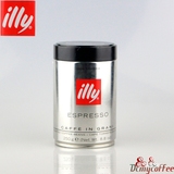 特价 原装意大利进口ILLY咖啡豆 口感佳香醇 深度烘焙 250克黑罐
