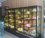 面包柜样品柜模型柜蛋糕柜多层货架玻璃货架铁艺展柜高柜展柜直销