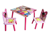 外贸儿童桌椅套装实木书桌学生桌课桌椅写字台幼儿园学习桌手工桌
