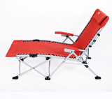 沙滩折叠躺椅钓鱼靠背椅子铝合金折叠椅便携式 户外折叠躺椅