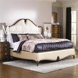 美式北欧后现代地中海欧式简约新古典法式实木床1.51.8双人床婚床