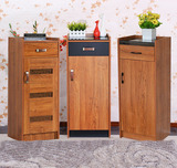 特价现代简约 小户型简易单门鞋柜宜家木质实木色收纳储物门厅柜