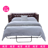 美式沙发床可折叠1.8米1.5米双人1.2米三人多功能沙发床书房两用