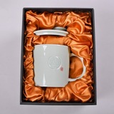 恒福越窑古意自在个人杯景德镇青瓷陶瓷水杯带盖过滤办公茶杯包邮
