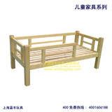 幼儿园专用床 幼儿木床 实木单人床 木板床实木樟子松可订做