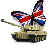 恒龙遥控坦克1比16比例英国挑战者2战车礼物可选金属升级版配2.4G