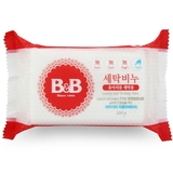 韩国进口正品保宁B&B皂婴儿洗衣皂宝宝专用抗菌尿布皂洋槐味200G