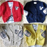 6个月0-1-2-3岁韩版男童春秋纯棉女宝宝毛衣外套婴儿童装针织开衫