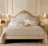 美式实木床法式复古做旧1.8米婚床北欧简约家具1.5米双人床公主床