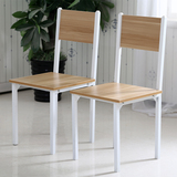 特价促销刚木组合简约现代时尚休闲白色餐椅办公家庭电脑椅宜家式