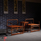 红木禅椅缅甸花梨木打坐椅官帽椅明式中式古典家具大果紫檀太师椅