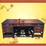 正品老挝大红酸枝书桌办公桌实木电脑桌 大班台 写字台 书柜 书架