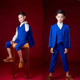 2016展会最新款韩版儿童摄影服装批发影楼大男孩西服个人写真拍照