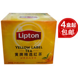 立顿红茶 立顿黄牌精选红茶包200包400克 袋泡茶进口茶整箱可议价