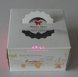 8寸蛋糕盒 烘焙包装盒 手提蛋糕盒批发送内托*彩印小熊印刷蛋糕盒