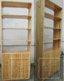 实木书柜架自由组合儿童宜家书橱带双门储物柜店铺展示货品柜M060