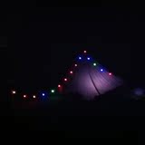 户外露营 超长圣诞装饰LED彩灯串 USB口充电宝供电 安全方便