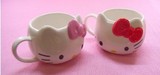 可爱hello kitty骨瓷杯咖啡杯水杯/杯子酸奶杯卡通陶瓷杯子