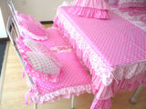 韩式家居田园公主水玉蛋糕花边桌布 餐桌桌布 茶几罩套 定做尺寸