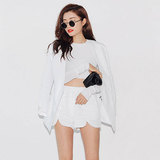 2016韩版简约西装套装外套+短裤两件套休闲套装女