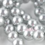 DIY首饰品原材料配件正品奥地利水晶珍珠串散珠手链珠5810浅灰色