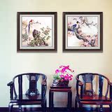 紫气东来新中式国画水墨画古典工笔写意花鸟画客厅餐厅书房挂画