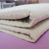 外贸棉麻床垫床单可固定床单出口日本菱格护床垫空调床垫厂家直销