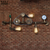 复古工业风铁艺水管壁灯餐厅饭客厅店酒吧网吧创意个性设计师的灯