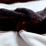学生毛毯单人宿舍休闲盖毯 秋冬加厚毛巾被双人毯子法兰绒床单