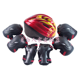 正品米高儿童轮滑护具套装 夏季轻便可调透气头盔 滑冰头盔护具