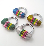 4位密码轮_字母密码锁防盗锁 健身房衣柜锁橱柜锁 密室专用锁