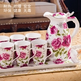欧式创意陶瓷水具茶水杯家用耐热冷水壶凉水壶茶壶咖啡杯套装托盘