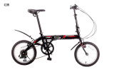 狼途 折叠车16寸折叠自行车折叠单车6级变速自行车 TR016