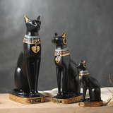 东南亚风埃及猫神工艺品摆件创意家居客厅玄关酒柜招财猫装饰摆设