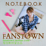 【粉丝堂】胶套中型笔记本。高桥南。格子。Minami。AKB48