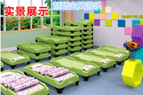 新款幼儿塑料床儿童床午休床幼儿床宝宝床早教中心叠叠床幼儿园床