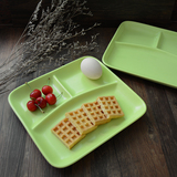 创意日式陶瓷盘子家用西餐分格盘早餐盘儿童餐盘水果点心分隔盘
