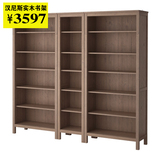 广州深圳IKEA宜家家居代购汉尼斯书架实木书柜文件柜组合欧洲田园
