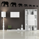 亚克力镜面墙贴3d立体大象创意装饰贴画卡通动物镜子贴客厅卧室m