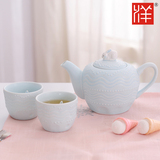 可爱动物下午茶茶具花茶茶具套组送礼粉色茶壶水杯田园清新泡茶壶