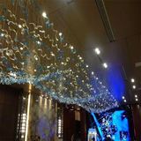 酒店大型工程灯别墅咖啡厅餐厅吊灯展厅创意异形玻璃吊线灯具定制
