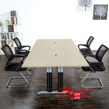 特价办公桌小型会议桌长条桌会客洽谈桌简约现代职员桌工作台定制