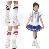 特价学生袜儿童中筒袜合唱舞蹈袜 幼儿园园服演出服搭配袜子批发