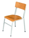 课桌椅批发加固学校课桌椅单人可升降培训班椅子靠背中小学生椅子